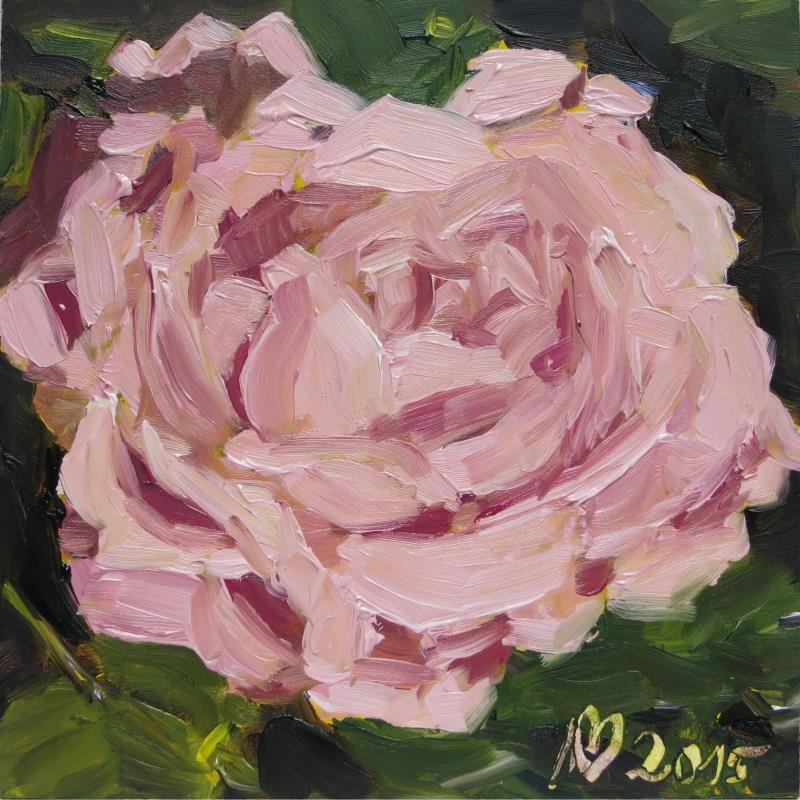 Mary Rose, oil on gessoboard 6x6 inch (15.24x15.24cm)